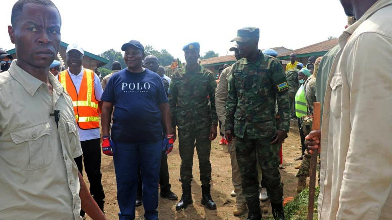 Le président Touadera se fait garder par des soldats rwandais